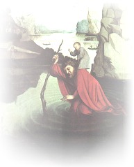 St.Christophorus -Gemälde von Conrad Witz